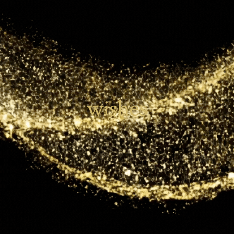 Wishes into Cosmic Wishes (800 x 800 px Video)
